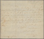 Letter to Gov. [William] Livingston, Trenton