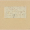 Letter to Gov. [William] Livingston, Trenton