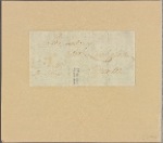 Letter to Gov. [William] Livingston, Trenton