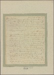 Letter to [George Washington, Philadelphia.]