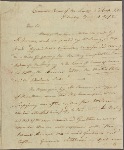 Letter to Benjamin Bourn, of Rhode Island