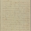 Letter to [Robert R. Livingston? Philadelphia.]