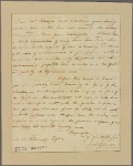 Letter to M[atthias] B[urnet] Talmadge [New York]