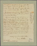 Letter to Richard Cutts