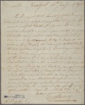 Letter to A[lexander] Hodgdon