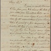 Letter to H[oratio]. Gates [Travellers' Rest, Berkeley Co., Va.]