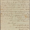 Letter to H[oratio]. Gates [Travellers' Rest, Berkeley Co., Va.]