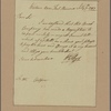 Letter to Charles D. Cooper, Albany
