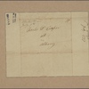 Letter to Charles D. Cooper, Albany