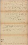 Letter to John Nicholson, Comptroller General, Philadelphia