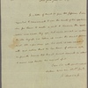 Letter to [Meriwether Lewis or Francis Eppes, Virginia.]