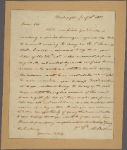 Letter to Gov. [John] Milledge, Augusta, Georgia