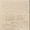 	Autograph letter signed to Augusta White, 18-20 August 1818