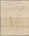 Autograph letter signed to Augusta White, 18-20 August 1818