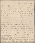 Autograph letter signed to Thomas Jefferson Hogg, 7 September 1818