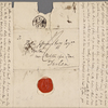 Autograph letter signed to Thomas Jefferson Hogg, 13 October 1818