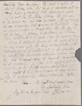 Autograph letter signed to Thomas Jefferson Hogg, 21 December 1818
