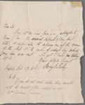 Autograph letter signed to Charles Ollier, 27 February 1819