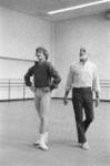 Jerome Robbins rehearsing Other Dances with Mikhail Baryshnikov