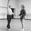 Jerome Robbins rehearsing Other Dances with Mikhail Baryshnikov