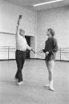 Jerome Robbins rehearsing Other Dances with Mikhail Baryshnikov