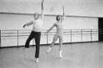 Jerome Robbins rehearsing Other Dances with Mikhail Baryshnikov