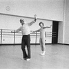 Jerome Robbins rehearsing Other Dances with Mikhail Baryshnikov
