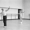 Jerome Robbins rehearsing Other Dances with Mikhail Baryshnikov