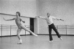 Jerome Robbins rehearsing Other Dances with Mikhail Baryshnikov