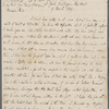 Autograph letter signed [the address is to Percy], 9 March 1819