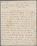Autograph letter signed [the address is to Percy], 9 March 1819