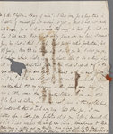 Autograph letter signed [the address is to Percy], 9 March 1819