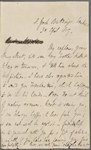 Autograph letter signed to J.H. Reynolds, 30 April 1819