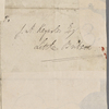 Autograph letter signed to J.H. Reynolds, 30 April 1819