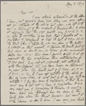 Autograph letter (draft) unsigned, 5 May 1819