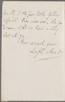 Autograph letter signed to T.J. Hogg, 30 June 1819