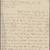 Autograph letter signed to P.B. Shelley, [8] July 1819