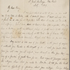 Autograph letter signed to Mary Shelley, [25-27] July 1819