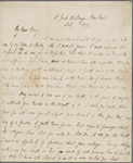 Autograph letter signed to Mary Shelley, [25-27] July 1819