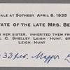 Autograph letter signed to Mary Shelley, [25-27] July 1819