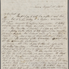 Autograph letter (with signature cut out) to Leigh Hunt, 15 August 1819
