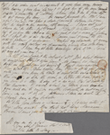 Autograph letter (with signature cut out) to Leigh Hunt, 15 August 1819