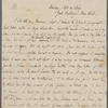 Autograph letter signed to M.W. Shelley, 12 September 1819