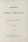 The birds of Great Britain
