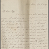 Autograph letter signed to Thomas Jefferson Hogg, 2 October 1819