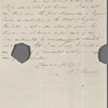 Autograph letter signed to Thomas Jefferson Hogg, 2 October 1819