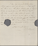 Autograph letter signed to Thomas Jefferson Hogg, 2 October 1819