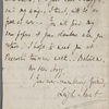 Autograph letter signed to Thomas Jefferson Hogg, 26 October 1819