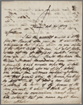 Autograph letter signed to Brooks, Son & Dixon, 30 October 1819