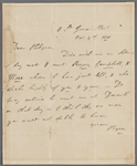 Autograph letter signed to Francis Hodgson 4 November 1811